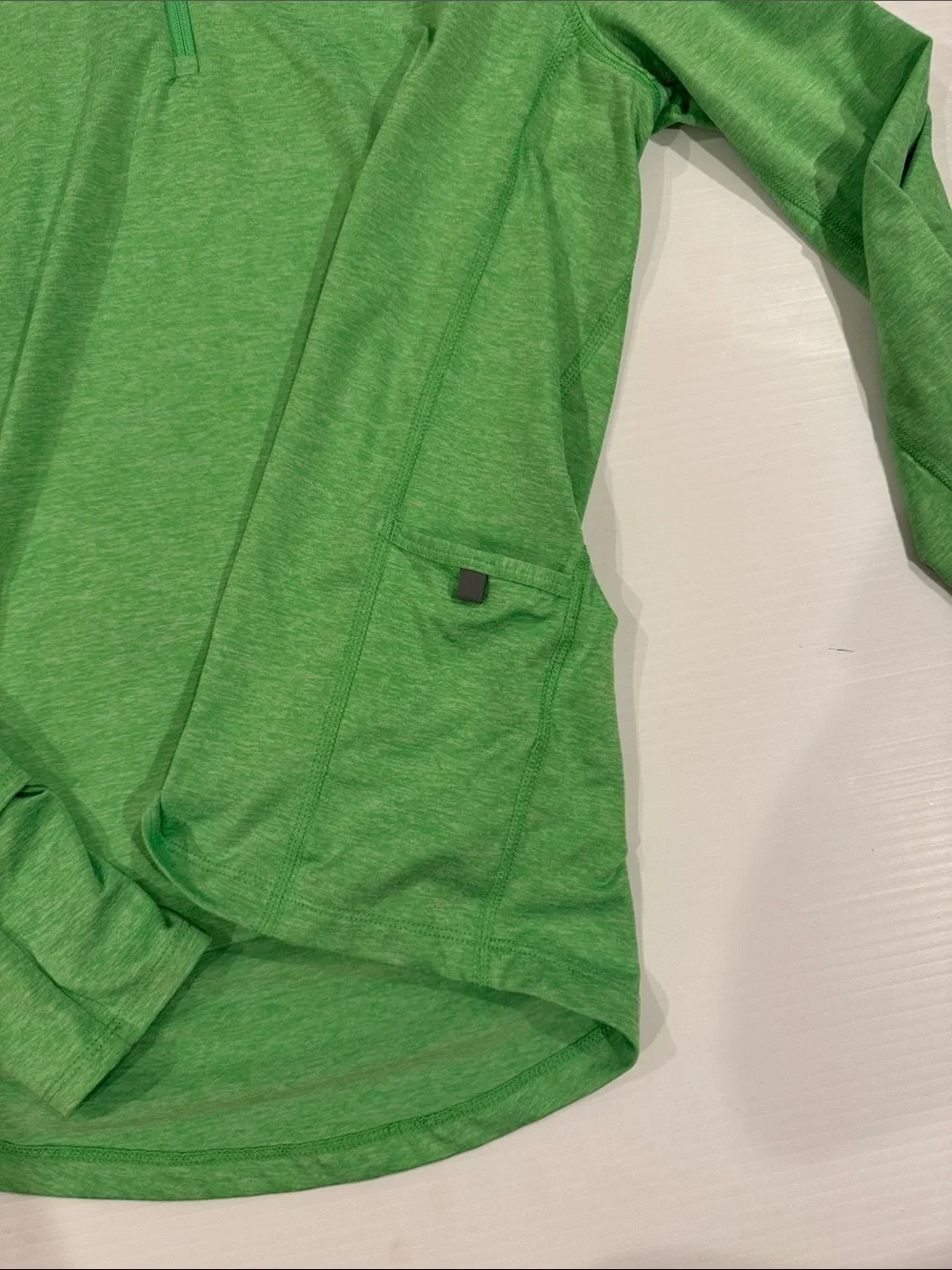 Nike Green Quarter-Zip Performance Top Womens Size Small